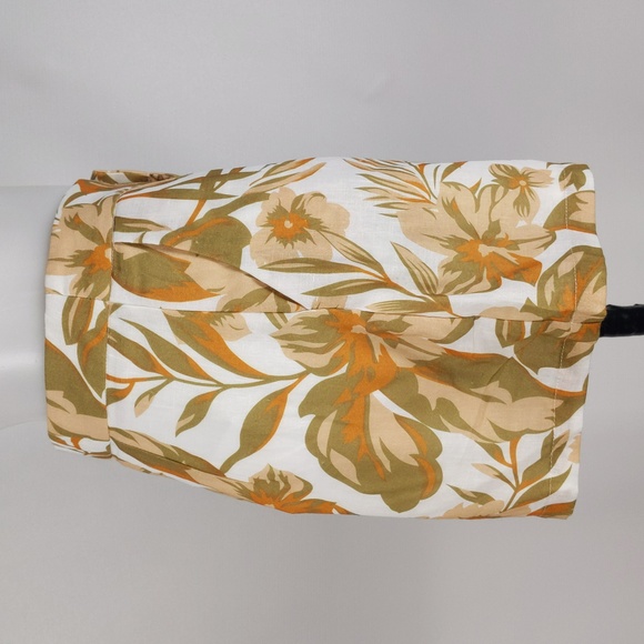 Minnie & Co Women's Shorts Size 10 Beige Green White Zip Fly Pockets Lined NEW - Picture 5 of 10